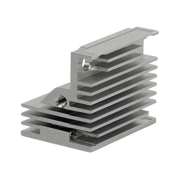 Til K1/K1 MAX Hot End Radiator Kit Metal Radiator til 3D Printer Tilbehør Radiator 5 stk