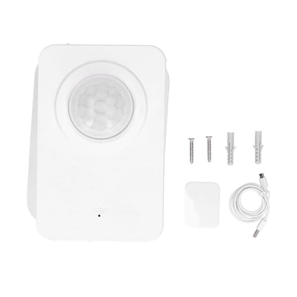 PIR bevegelsessensor WiFi Smart APP Sikkerhet Unormal Alarm Fjernovervåking Infrarød Sensor for Tuya