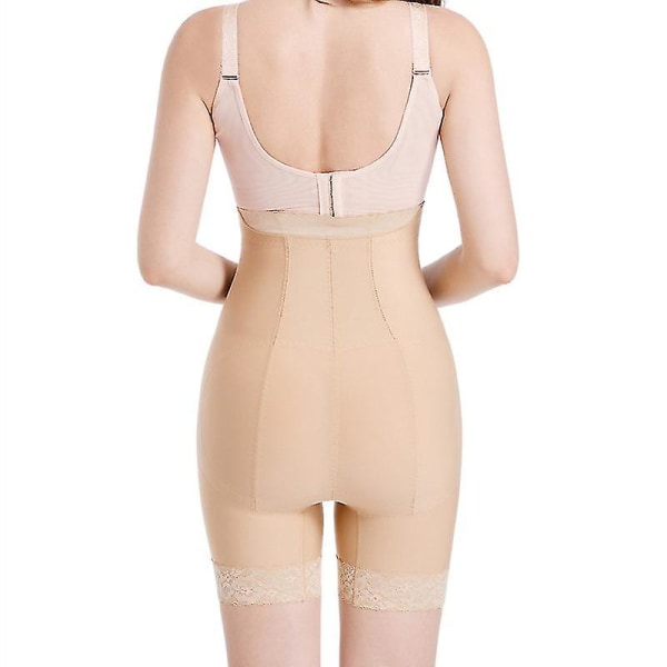 Butt Lifter Shapewear För kvinnor Magkontroll Trosor High Waist Trainer Shorts Body Shaper Underkläder med dragkedja (xiatian) BEIGE 3XL