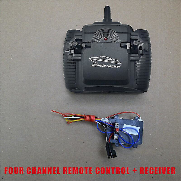 RC Båt Modell Båtsett Aksel+sokkel+motor+propell+kontroller+mottaker Sett Fk-hhny A set
