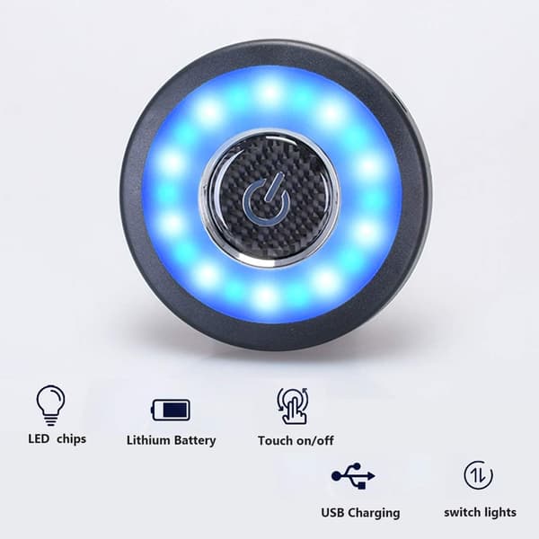 Universal USB Genopladelig LED-lys Bil Interiør LED Bagagerum Carg