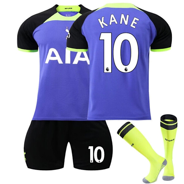 Nya Pojkar Barn Fotboll Kit Kort Skjorta Socka Set Fotboll tottenham hotspur away kit #10 22/(6-7 years)