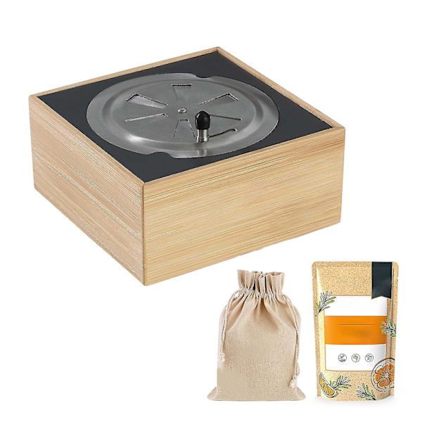 Utomhus Camping Geting Kryddor Box Brännare Yard Rök Justerbar Bee Repellent A