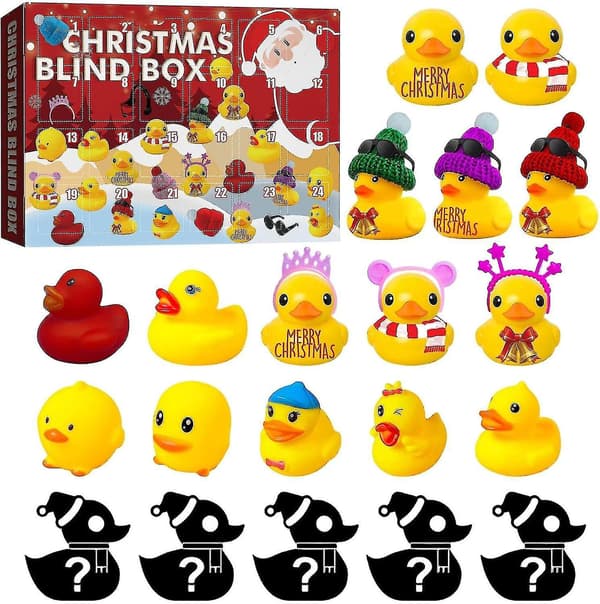 Gummi And Advent 2023, Advent 2023 Børn, Advent And Bade Til 11(24 ducks)