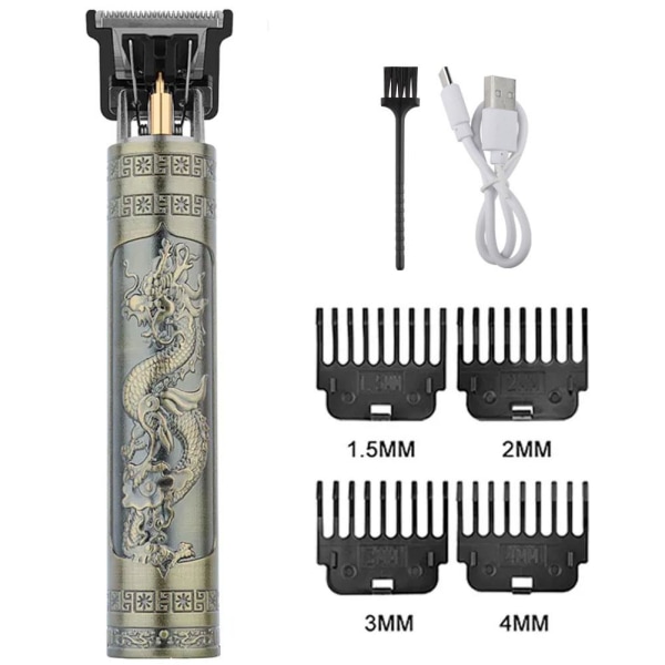 T9 USB Hårklippare Frisörsalong Rengöringsborste för hårklippningsverktyg