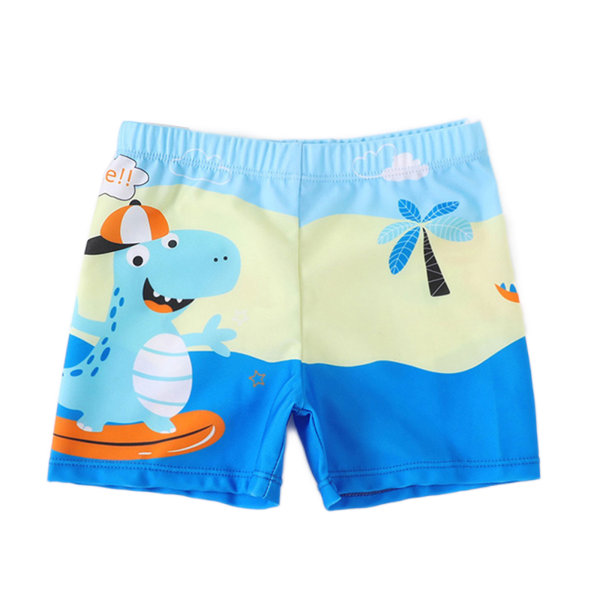 Strandshorts för barn Pojkar Badbyxor Justerbar midja Snabbtorkande Lättviktsbadkläder Boardshort Ålder 2-14 år Skateboard dinosaur 2XL