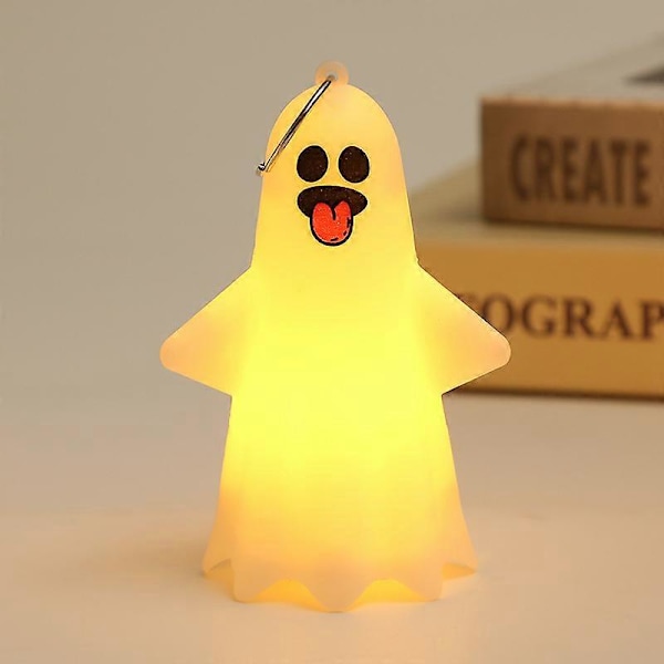 5 stk. Halloween LED Spøgelsesvedhæng Halloween Lys Dekoration Halloween Haveform Dekorationstilbehør