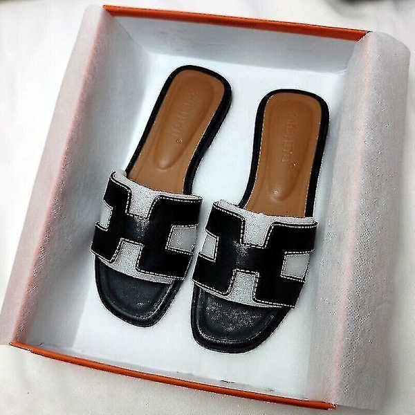 Dam Sls Beach Flat Damtofflor Outdoor Sls Skor black 41