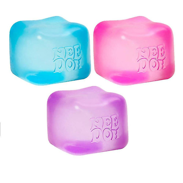 Schylling Nee-doh Nice Cube (1 kpl, satunnainen väri)