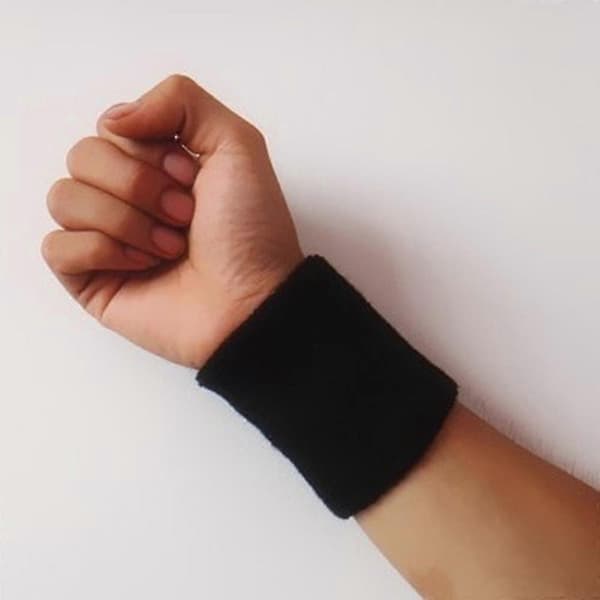 2 st Handledsstöd Färgglatt Armband Handledsskydd Svettband Löpning Bomull