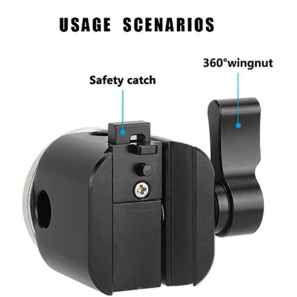 For klemme til rosettadapter for 2, 2, 3 og 3 Pro Gimbal Stabilisator Kameratilbehør