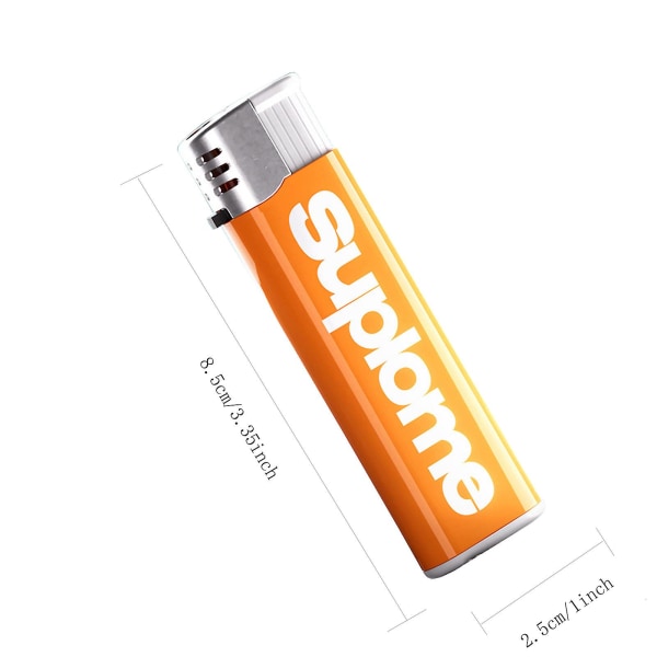 Lighter til vandskydende legetøj Lighter vandstænk prank sjovt mini vand trick legetøj vand lighter 243446 Orange Free Size
