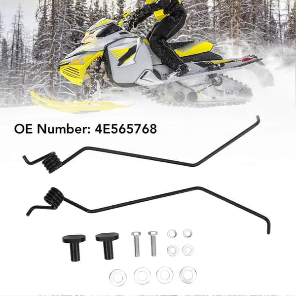 Snøscooter Is Snø Skrapere Kit 4E565768 Universal Passform Snøskrape Erstatning for Polaris