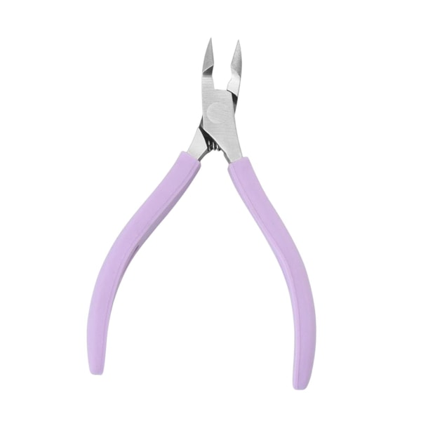 1/2/3/5 Rostfritt stål Nagelbandssax Anti För Slip Silikon Purple 11 x 6.8cm 1Set