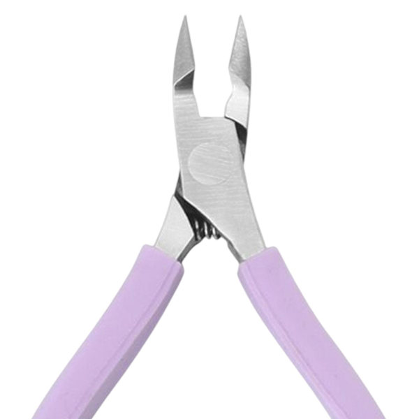 1/2/3/5 Rostfritt stål Nagelbandssax Anti För Slip Silikon Purple 11 x 6.8cm 1Set