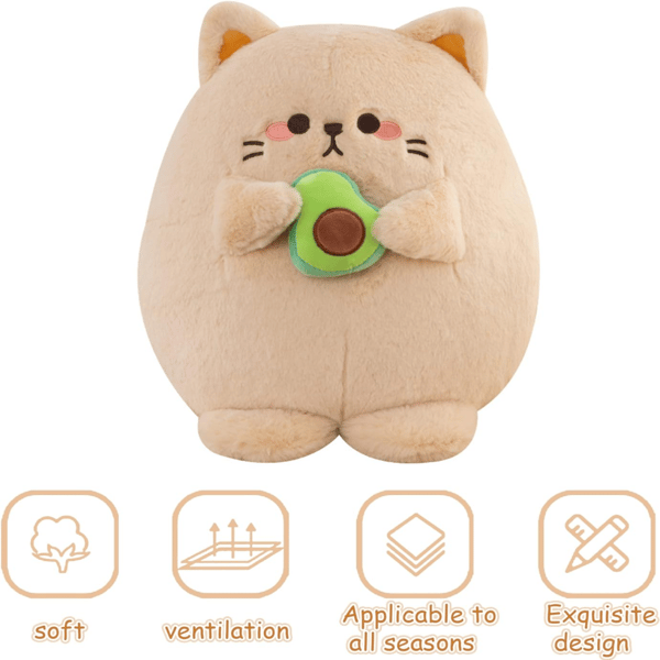 Kawaii Kat Plustøj (Brun, 25cm), Karneval Fødselsdagsgave til Venner