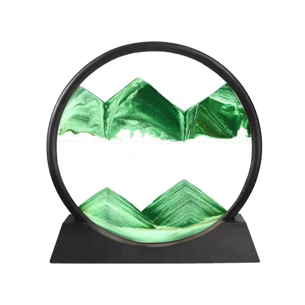 Moving Sand Art Frame 3D Deep Sea Sandscape Decoration Moving Sa blue One-size