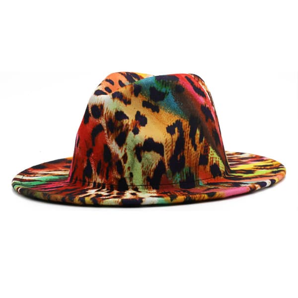 #Fargerik leopard vintage topphatt#