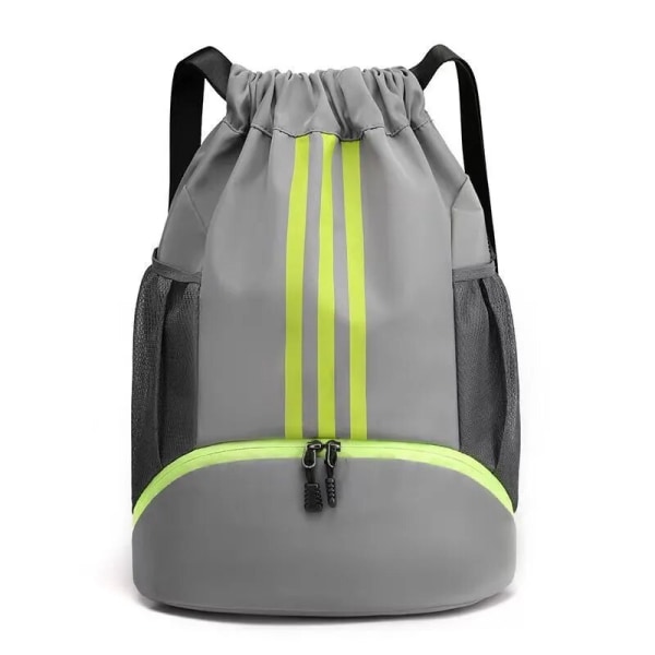 Ryggsäck för sportgymnastik med stor kapacitet . Gray