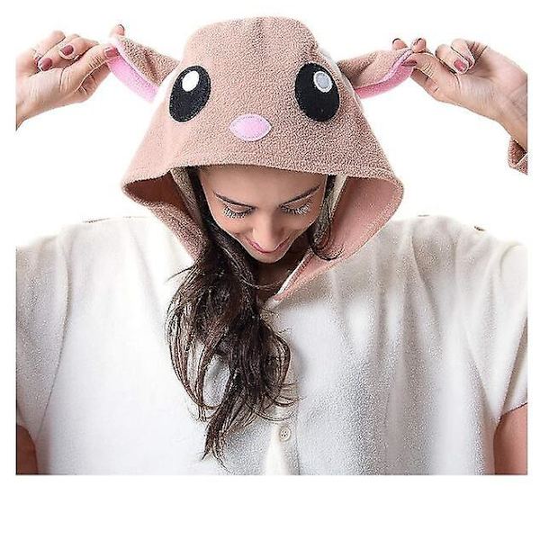 Unisex Voksen Onesie Pyjamas Dyr Enkeltdel Halloween Kostume Jul Søvn Tøj Jumpsuit Squirrel M
