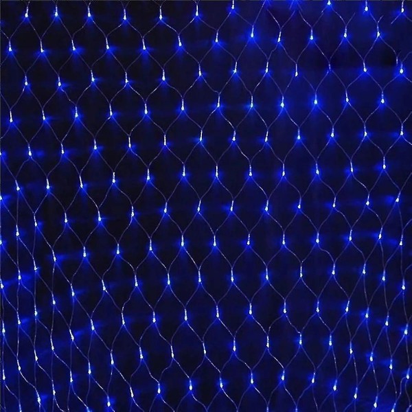 LED Net Lyskæde IP65 6mx4m 3mx2m LED Fleksibel Net Fe Lyskæde 880LED 200LED Mesh Kæde Warm White