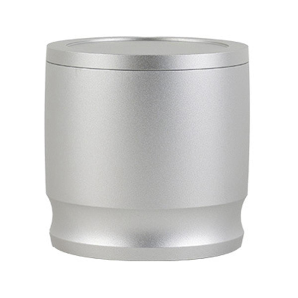 58mm Kaffedoseringskop Aluminiumlegering Espresso Doserings Tragt Bryggeskål Portafilter Doseringsring S Silver