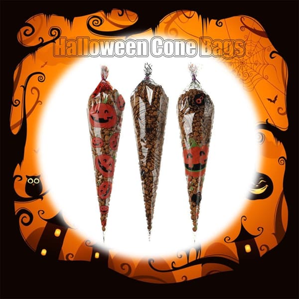 100 KPL Halloween-karkkipussit Karkkipussi A
