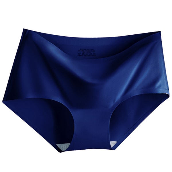 Kvinnor Mjuka Underkläder Seamless Ice Silk Fashionabla trosor Royal Blue,XL