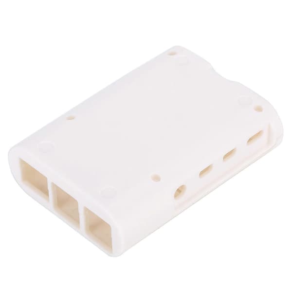 Kabinet ABS Varmeafledning Beskyttende Skal Køledele til Raspberry Pi 4 Model B Hvid