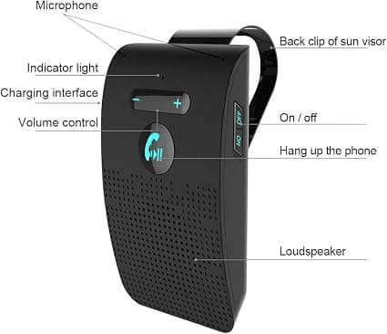 Bluetooth-autosarja SP09 langaton Bluetooth-kaiutin handsfree-autoon