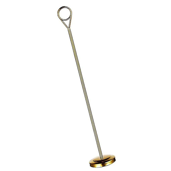 1/2/3/5 Bordnummerholder i rustfrit stål Skiltholder Fotostativ Til Gold 30cm 1 Pc