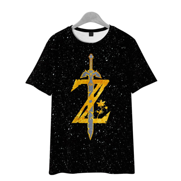The Legend of Zelda Tears of the Kingdo T-shirt för än Toppar Mode kortärad unisex crewneck lös t-shirt för barn style1 m