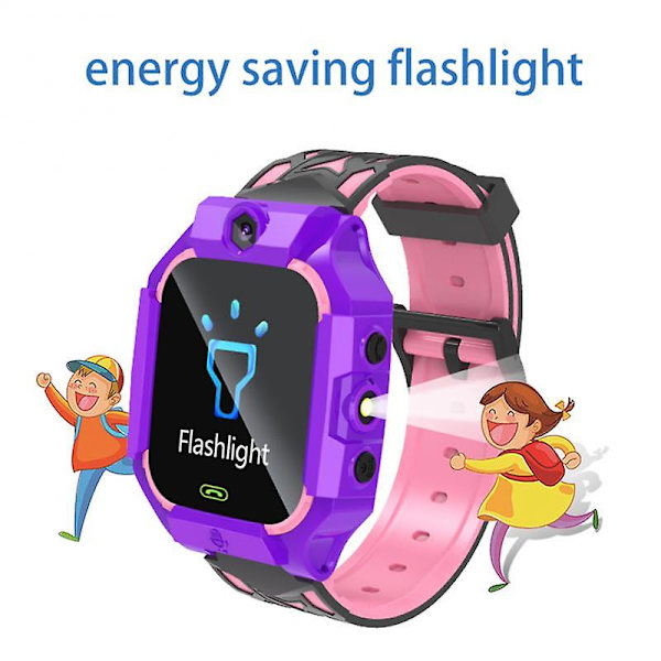 Børne 4G Smart Watch GPS WIFI Videoopkald SOS Vandtæt Børne Smart Watch Kamera Lokation Green
