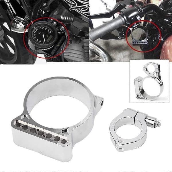 Krom 39 mm sidoflyttningsfäste för Sportster XL883 1200
