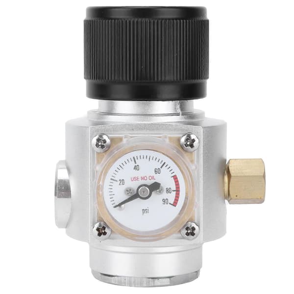 0-90PSI CO2 Regulator 3/8in Rustfrit Stål Sodavands Trykreduktionsventil til Hjemmebryg