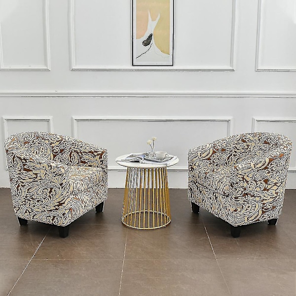 Lenestoltrekk for stue, sofa, lenestol Pteris Coffee