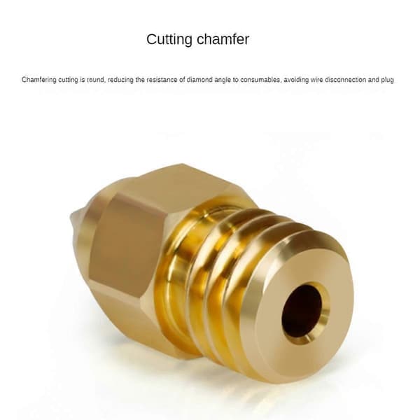 3D-printerdyser, 8 stk. messingprintdyser med 0,25/0,4/0,6/0,8 mm til 3/3 V2/3 Pro/5-serien