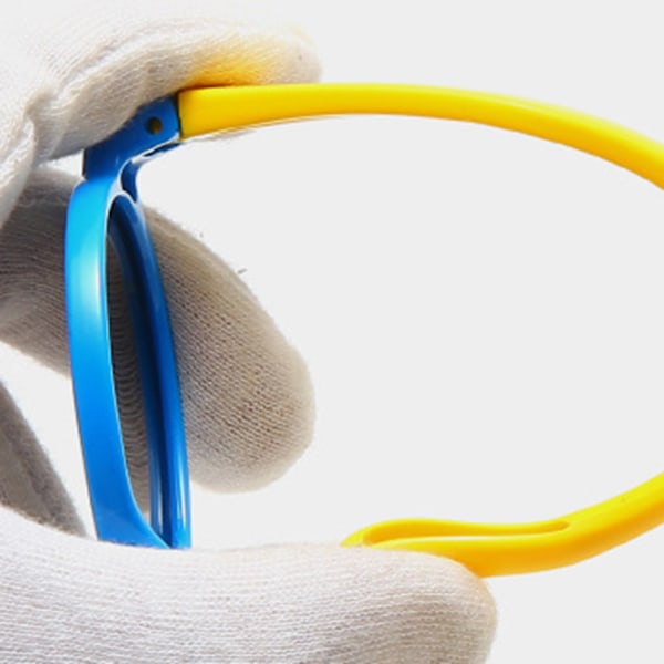 Børn polariserede linser anti-blænding UV-lysblokerende briller qd blue-yellow