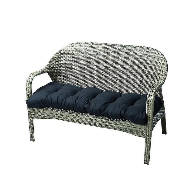 Liggestol Havemøbler Terrasse Liggestol Bænk Hynde (Skammel ikke inkluderet, kun hynder!) black 50*100cm