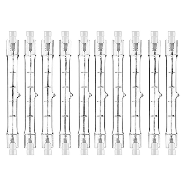 R7s Halogenpære 118 mm 200 W 230 V Pakke med 10 Halogenstavlamper