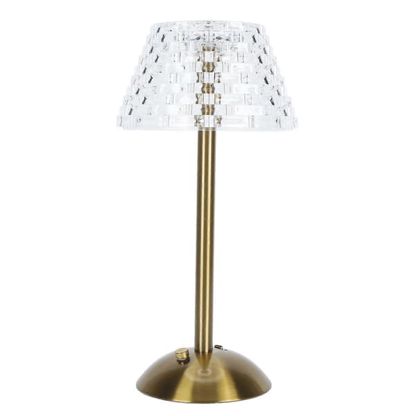 LED Bordlampe 3 Farger Justerbar Multifunksjonell Berøringskontroll Bærbar Nattbordslampe