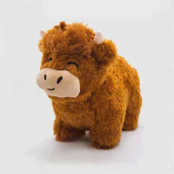 Adoptera en Highland ko plysch söt ko gosedjur fluffig ko figur leksaker~au 25cm NO BOX