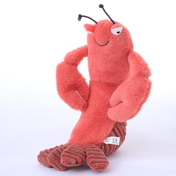 22/30cm Plyschräka Leksaker Söta Sheldon Räka Dockor Fyllda Mjuka Djur Lugna Dockor Leksaker För Baby Barn Födelsedagspresent 30cm red