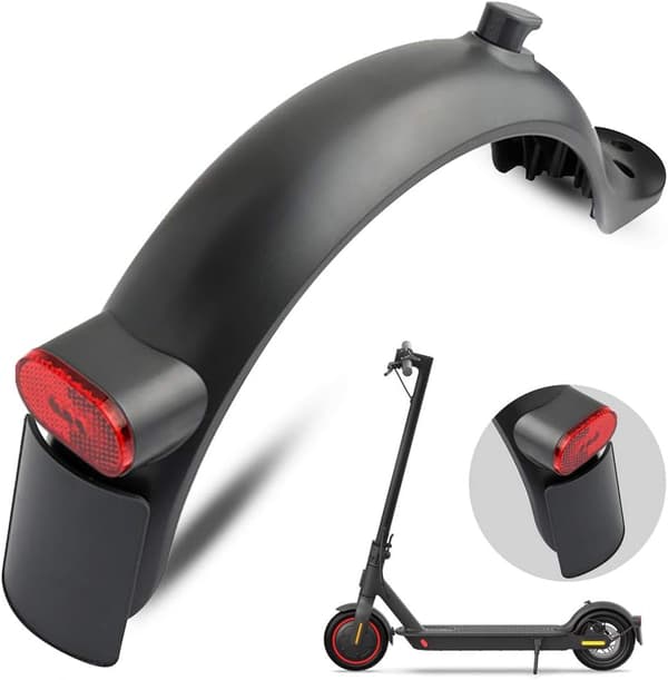 Sort - Scooter Bagagerum, Bagagerum med Baglygte Krog, Re
