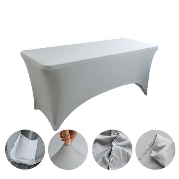 Cover Monterad polyesterduk Stretchduk grey