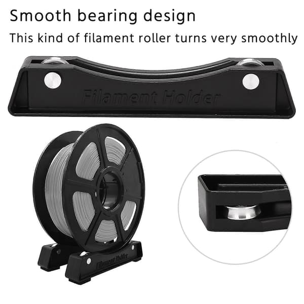 3D-printer Filament Spoleholder med Leje Design Montering Stativ Beslag til /abs/nylon/træ/tpu/andre 3d