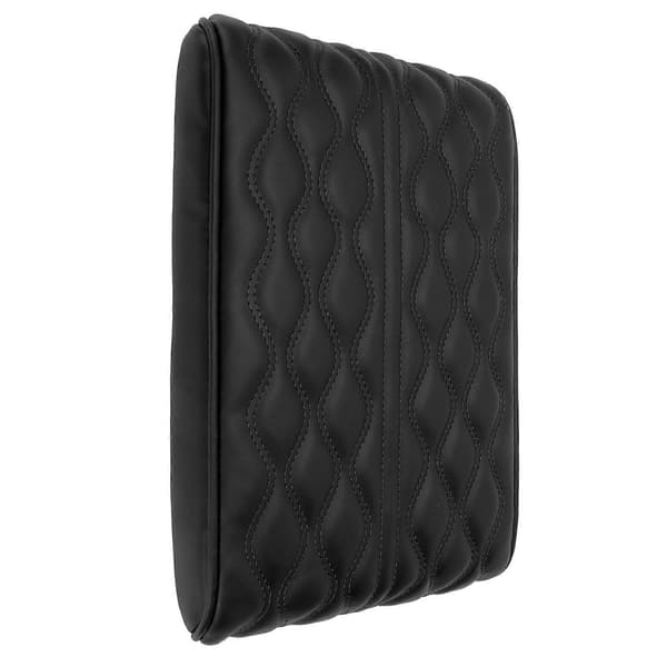 Midtkonsoll Armlene Dekselpute Universal PU-skinn Vanntett Elastisk Stropp for SUV Lastebil Bil Svart