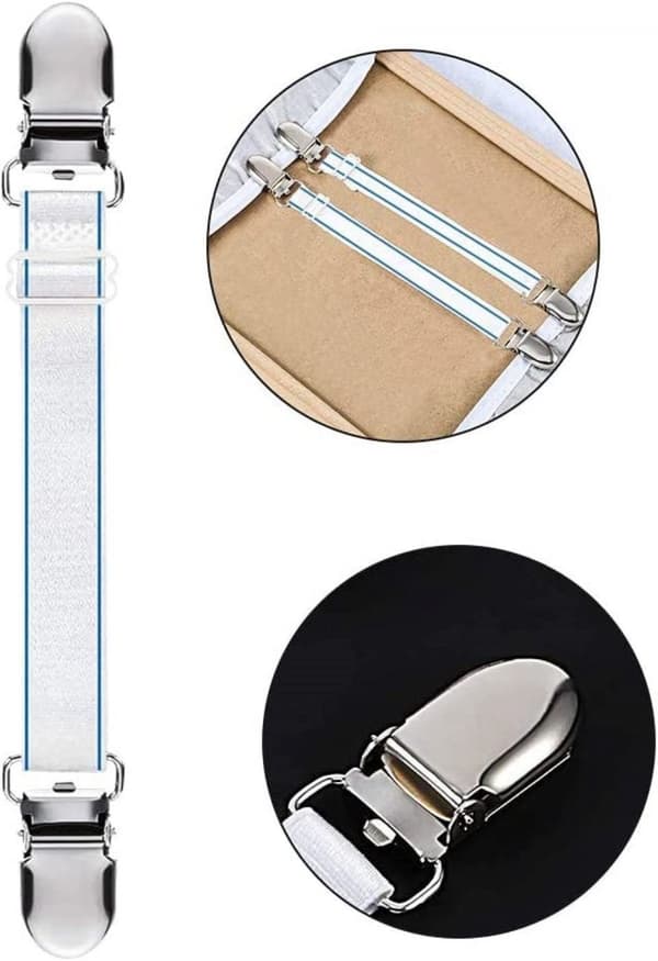 #4-pack Sängklämmor för spännlakan Alster Heart Halksäkra#