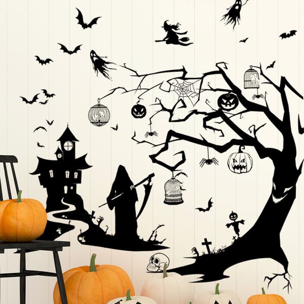 #Halloween veggdekor (30 x 90 cm x 2 stk)#