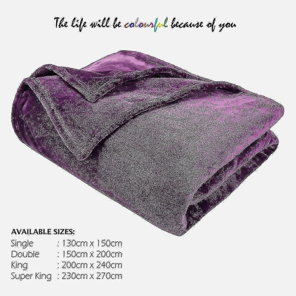 Pehmeä ja mukava suuri tekoturkistilkkupeitto sohvalle ja sänkyyn, parivuode ja king-size Black Single (100 cm x 154 cm)